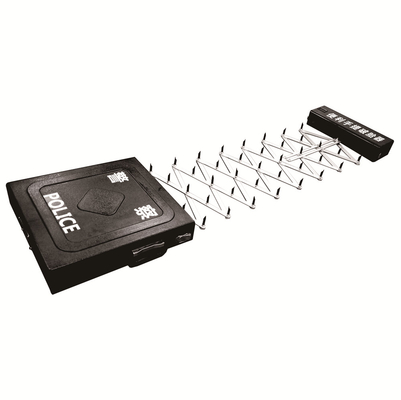 คุณภาพ  Traffic Police Q235 Steel Traffic Roadblocks , 7m Portable Tyre Killer โรงงาน