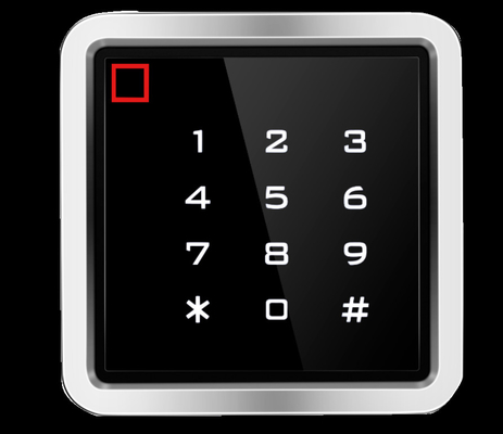 ปุ่มกดประตูอัตโนมัติทางเข้าอิเล็กทรอนิกส์กล่องโลหะกันน้ำ RFID 125khz ปุ่มกดควบคุมการเข้าถึงแบบสแตนด์อโลนพร้อมผู้ใช้ 2,000 คน