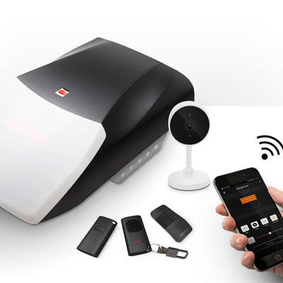 WiFi DC Motor 600N แบตเตอรี่สำรองที่เปิดประตูโรงรถ